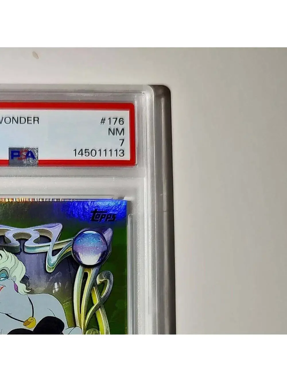 Ursula 2025 Topps Disney Wonder #176 Card The Little Mermaid PSA 7